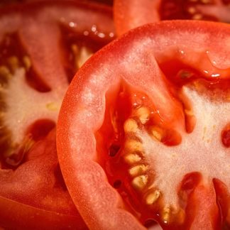 Tomates rondes coupées