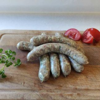 saucisses de poulet aux herbes de la ferme des Hautes Granges